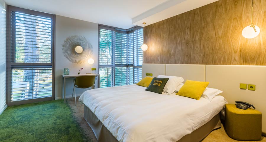 Projet d'aménagement d'une chambre d'hôtel à Paris par un architecte d'intérieur