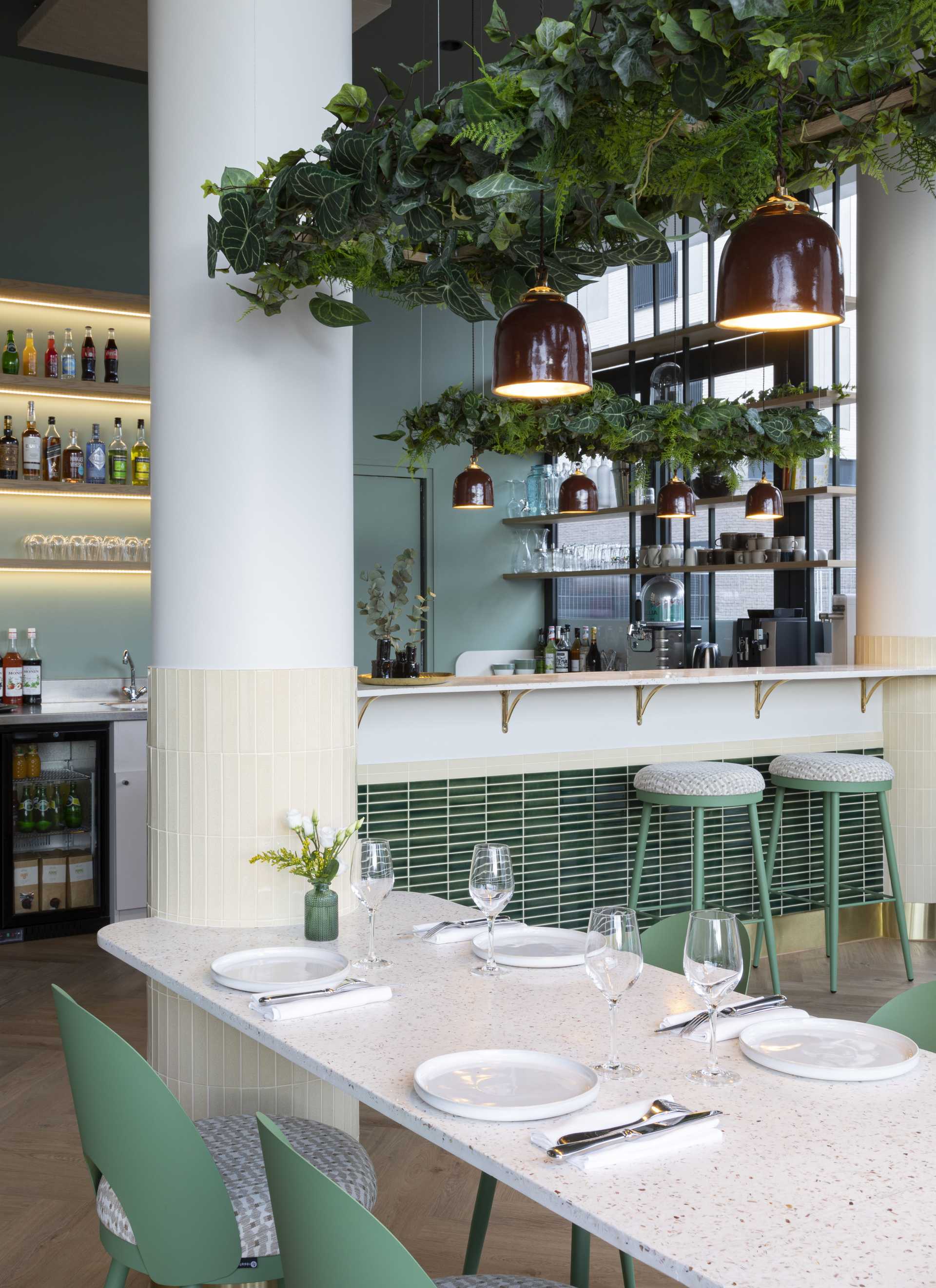 An architect designs a restaurant in Paris