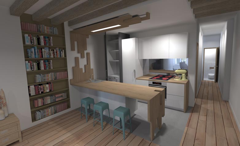 aménagement appartement neuf