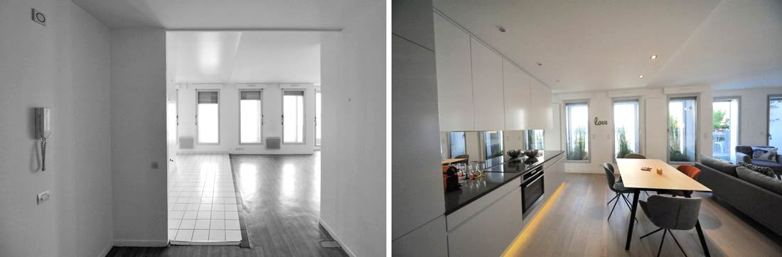amenagement appartement contemporain