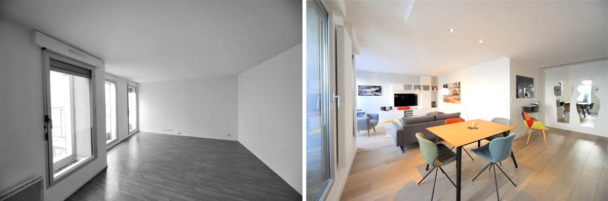 aménagement appartement 85m2