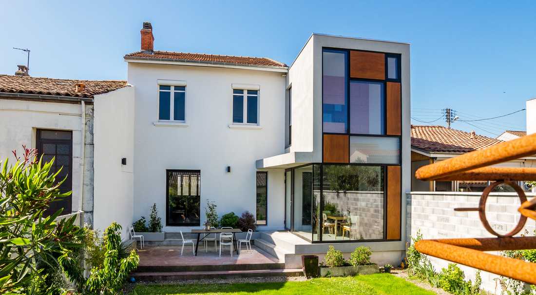 Extension dans une maison de ville