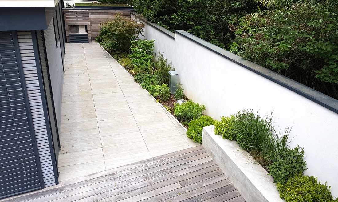 Terrasse en ipé après les travaux