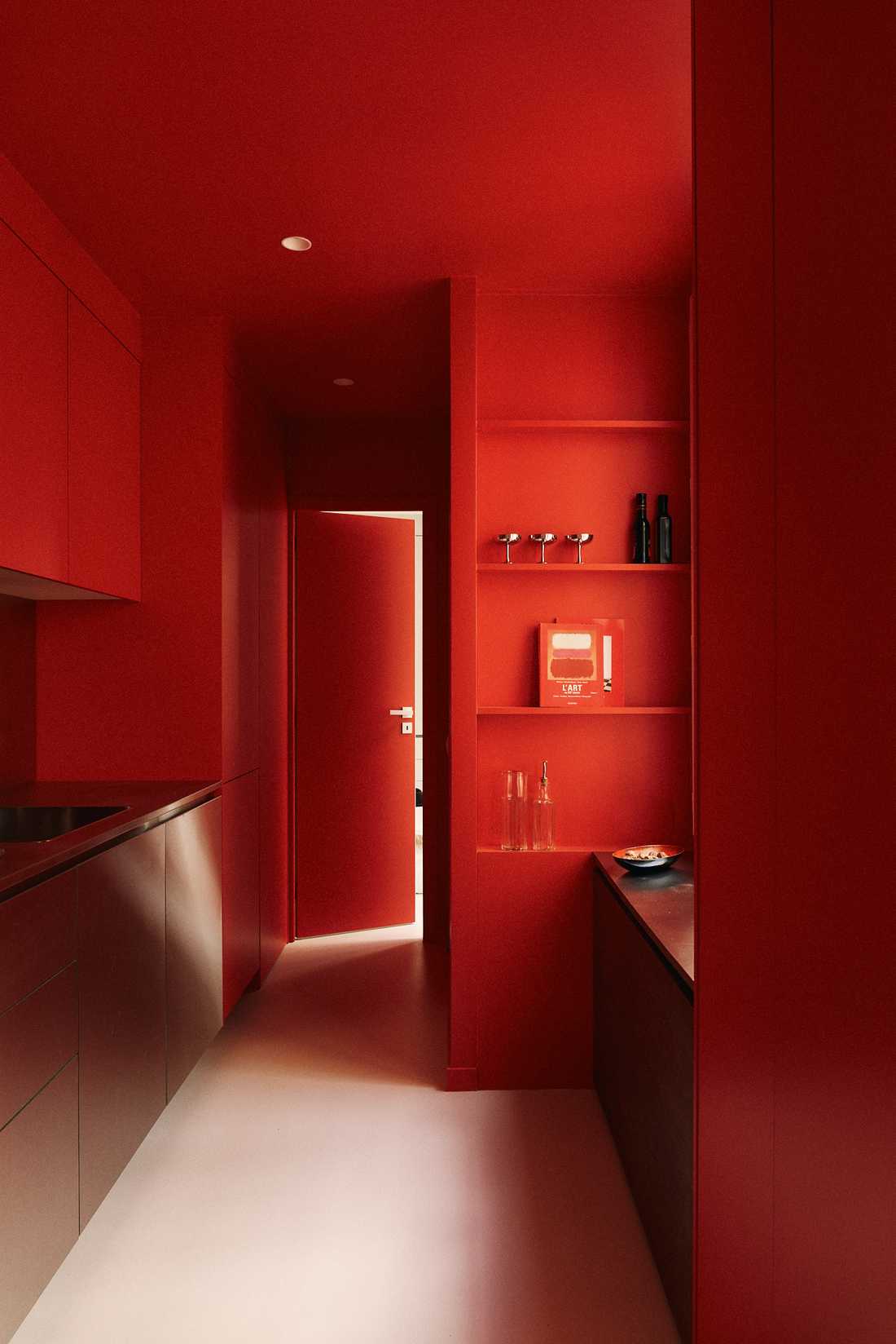 Cuisine rouge sang