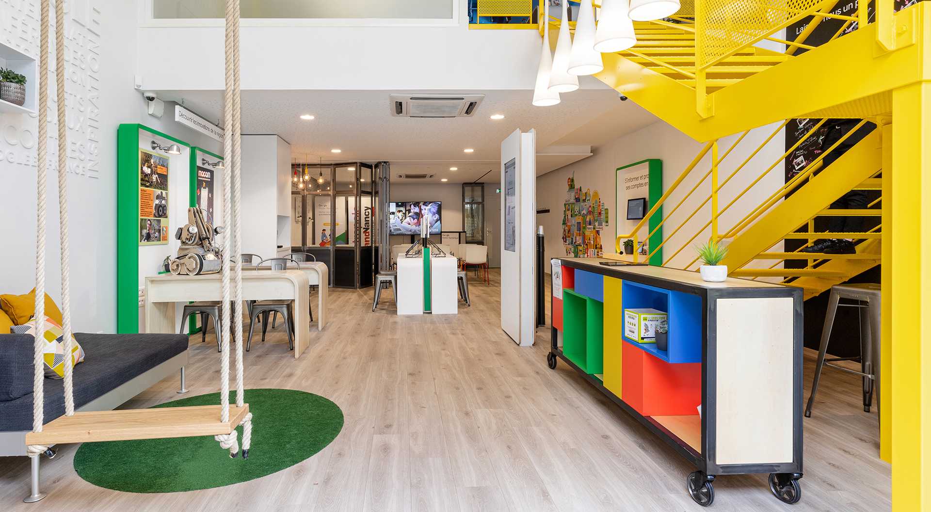 Aménagement intérieur des locaux d'une start-up par un architecte à Paris