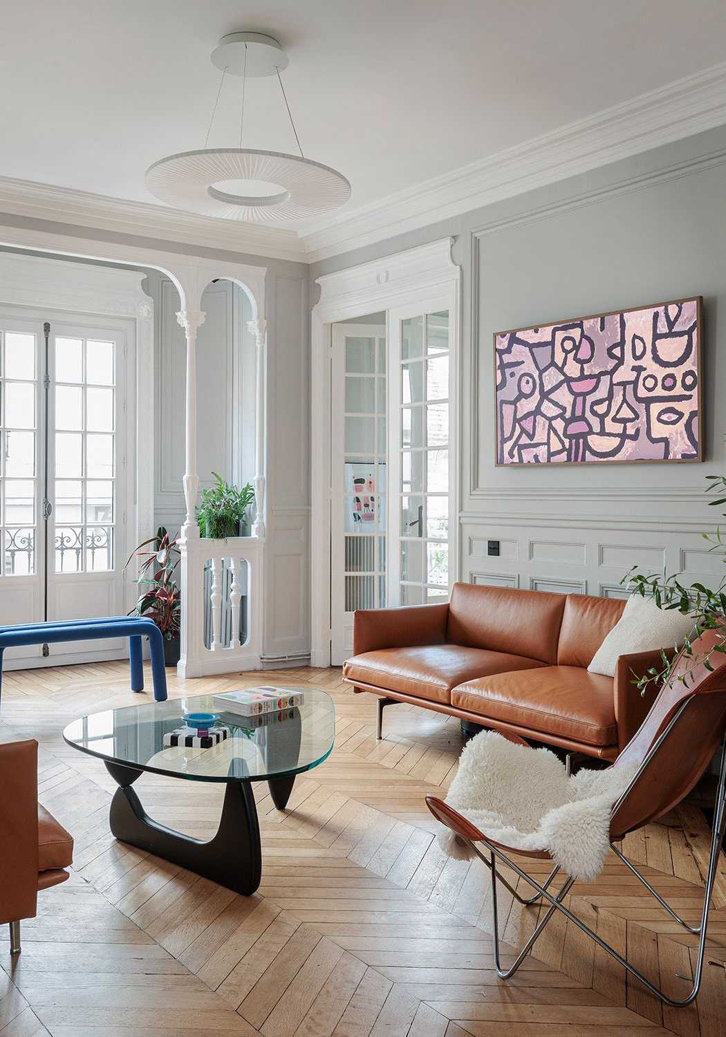 Décoration intérieure d'un appartement haussmannien à Paris 10e