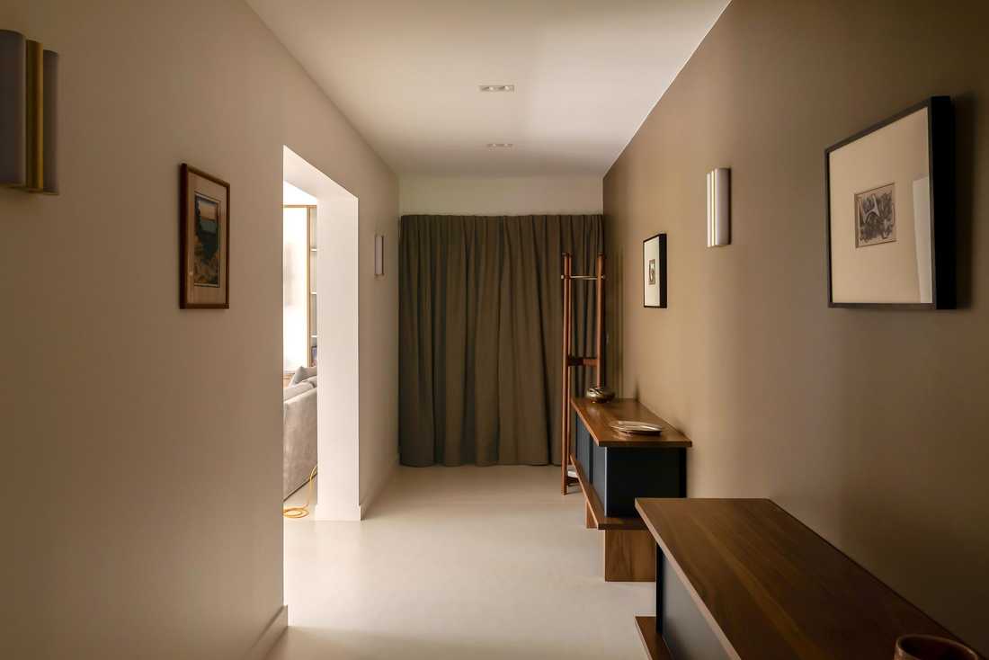 Circulation dans l'appartement après les travaux de rénovation