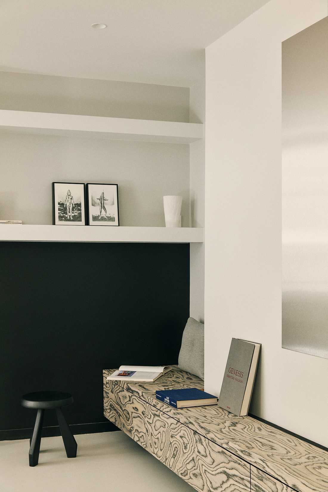 Décoration du salon d'un appartement dans le Marais