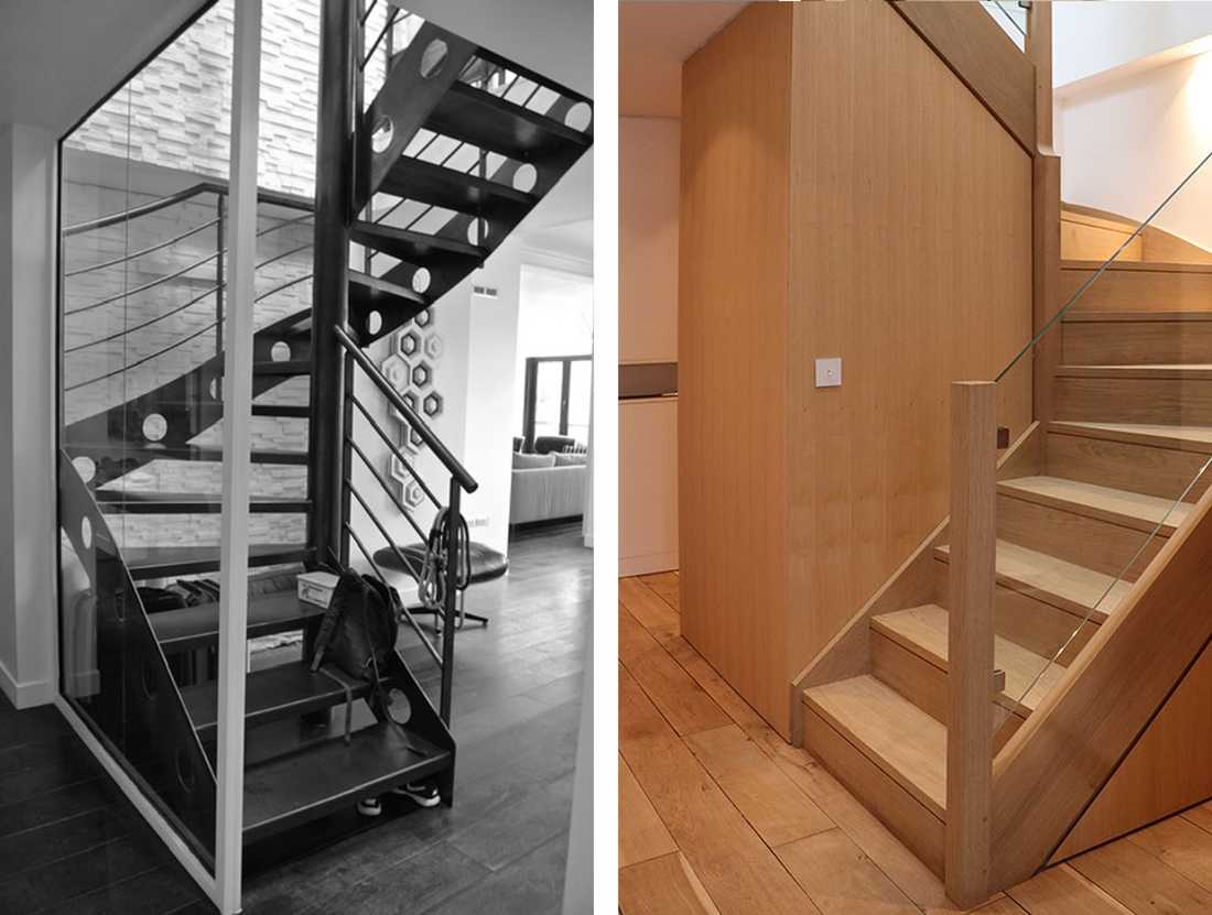 Remplacement d'un escalier interieur par un architecte à Paris