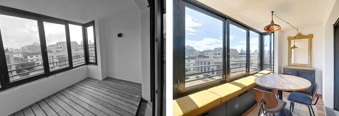 Avant - Après : Optimisation d'un appartement vendu sur plan par un architecte d'intérieur