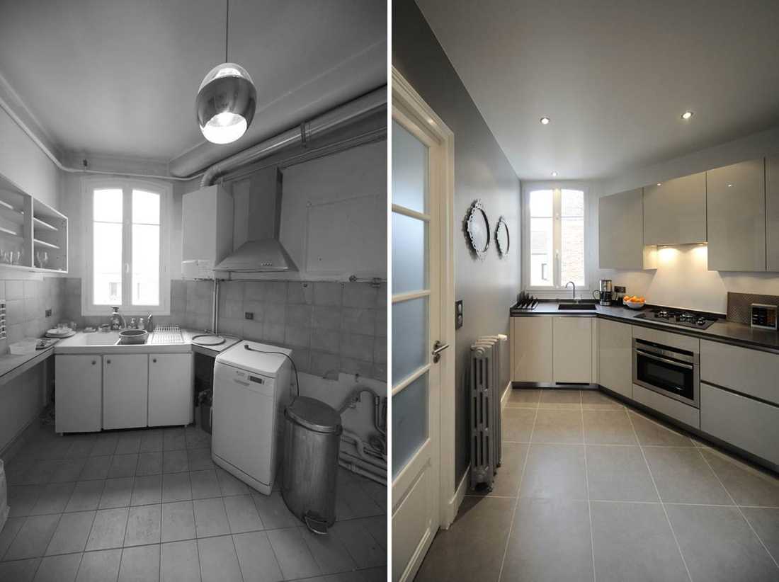 Architecture d'intérieur dans un appartement en région parisienne
