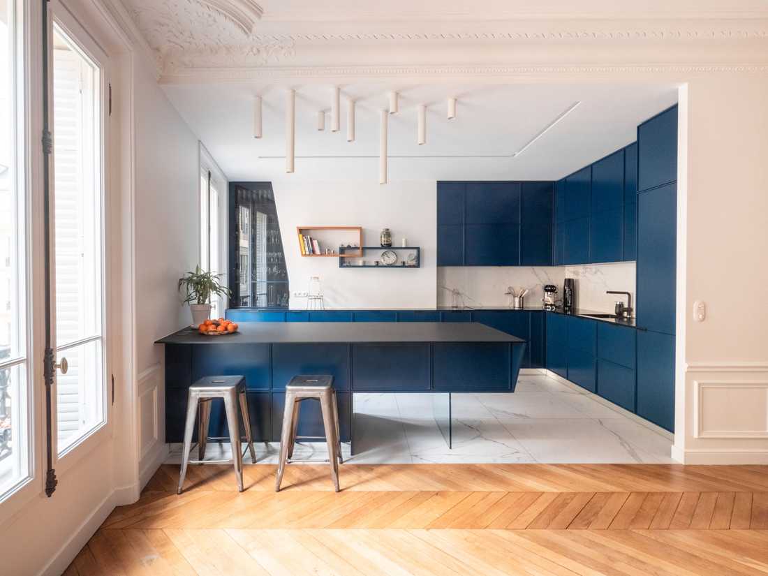 Rénovation d'un appartement haussmannien de 170 m²