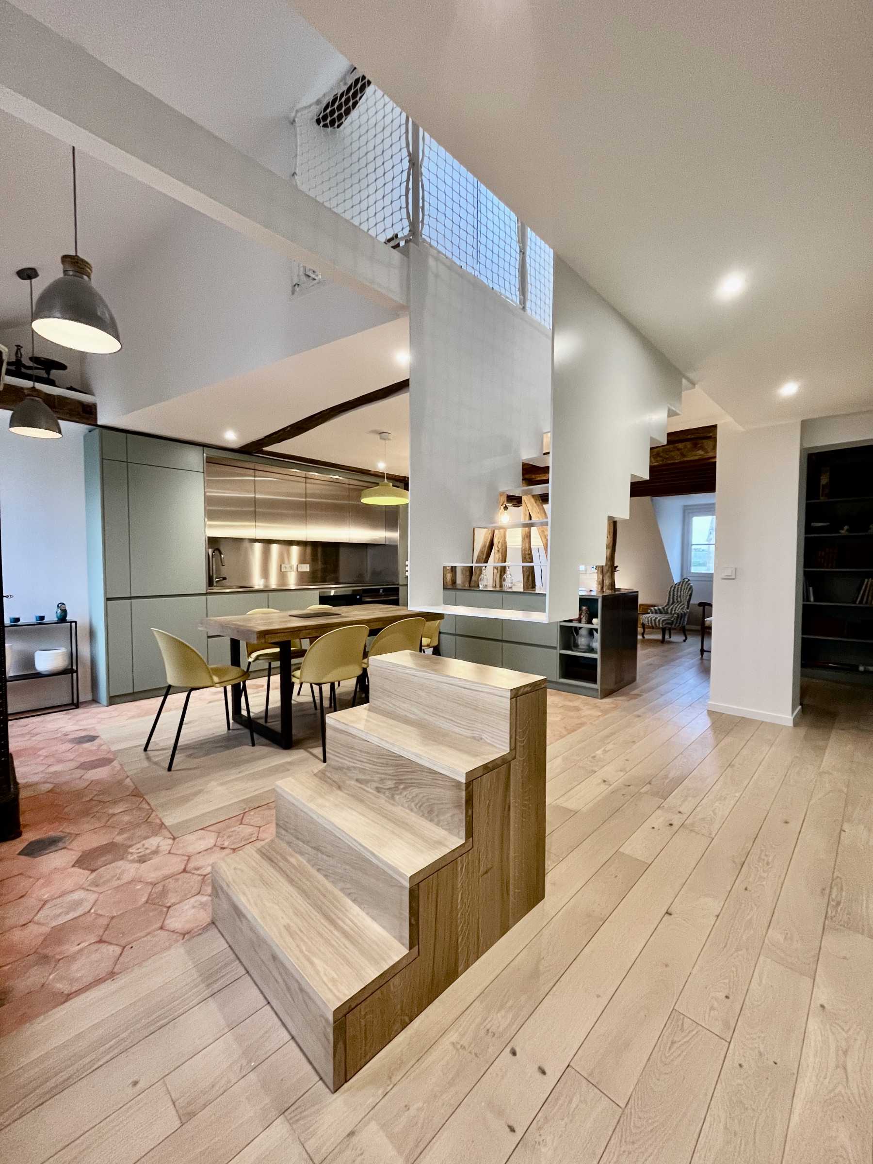 Aménagement des combles pour créer un duplex