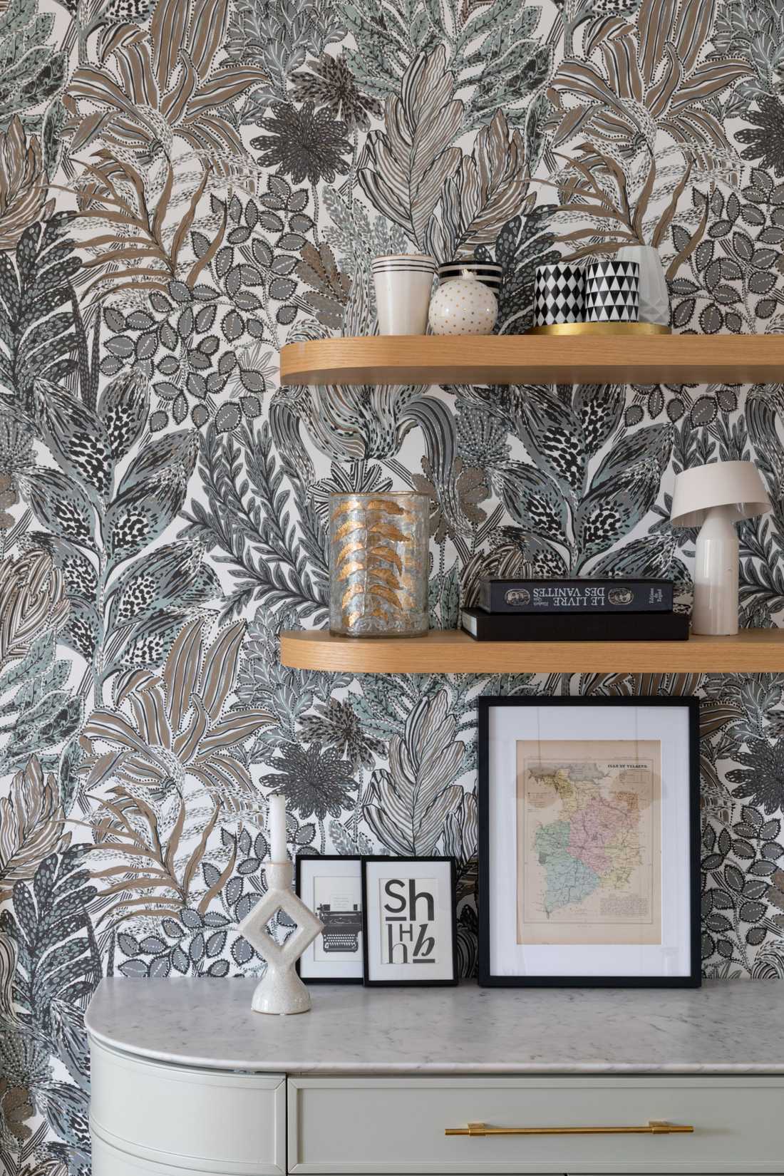 Décoration d'intérieur du salon d'une maison dans les Yvelines