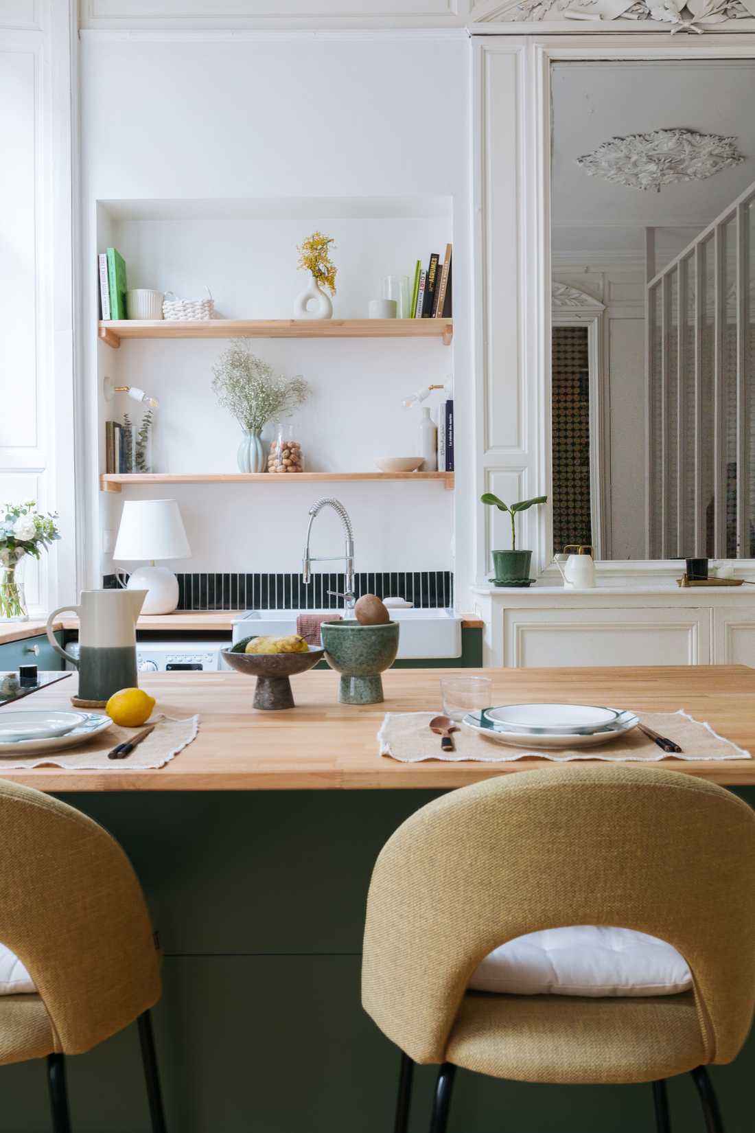 Relooking de la cuisine d'un appartement 2 pièces à Paris