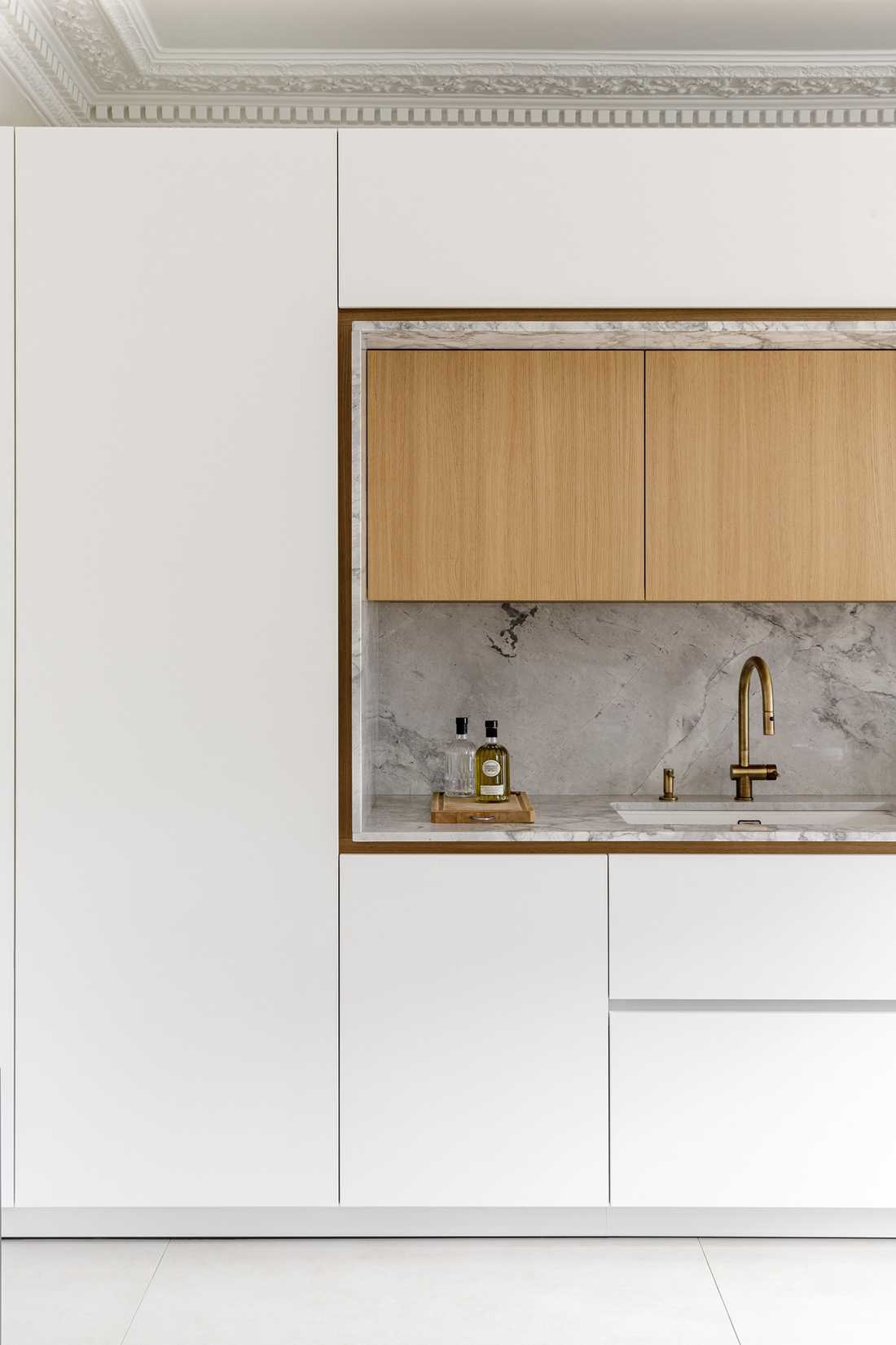 Cuisine dessinée sur mesure par un narchitecte d'intérieur