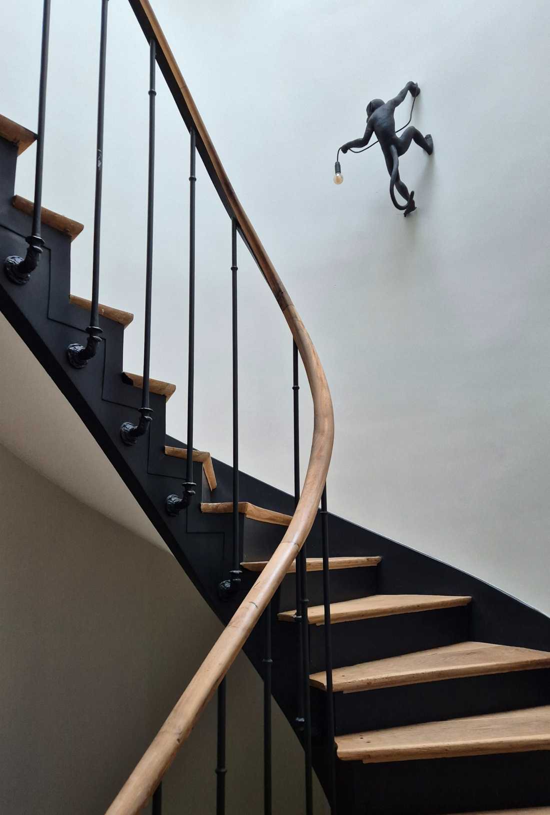 Escalier ancien rénové par un architecte d'intérieur
