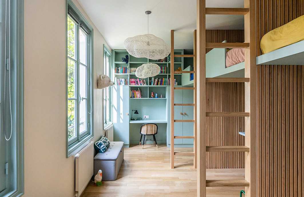 Aménagement appartement pour grande famille - la chambre des enfants