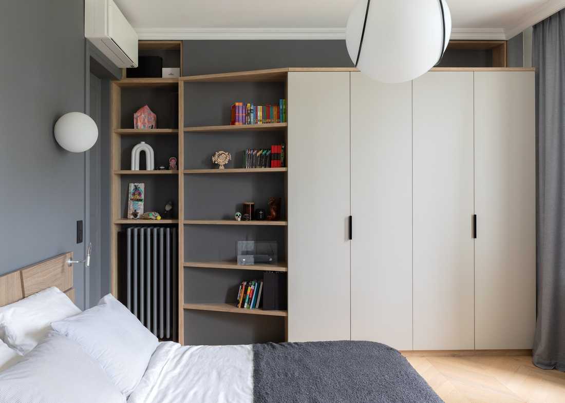 Placard sur mesure dans la chambre d'amis
