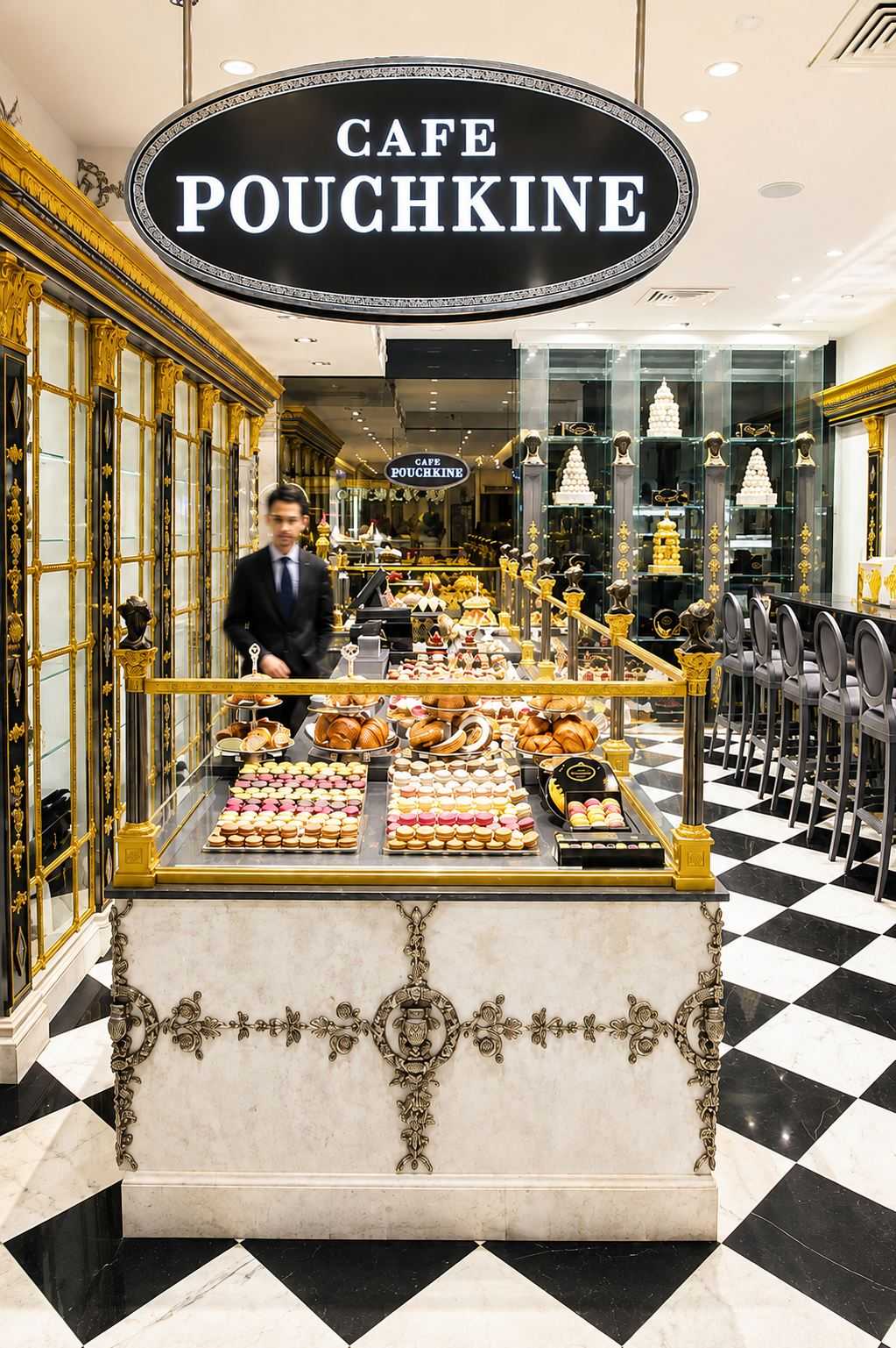 Aménagement d'un café par un architecte spécialiste de l'architecture commerciale in Paris