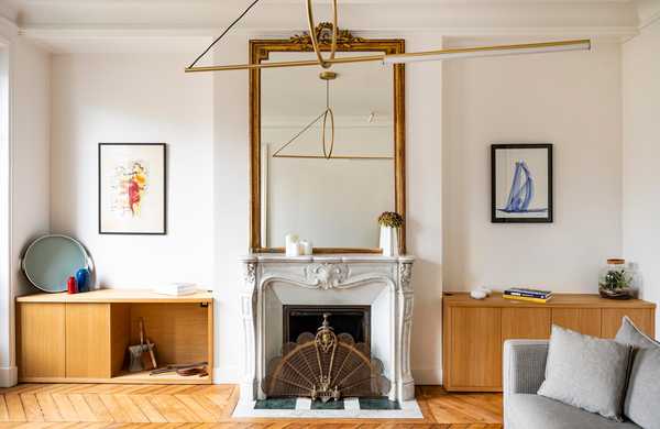 Rénovation haute en couleurs d'un appartement haussmannien