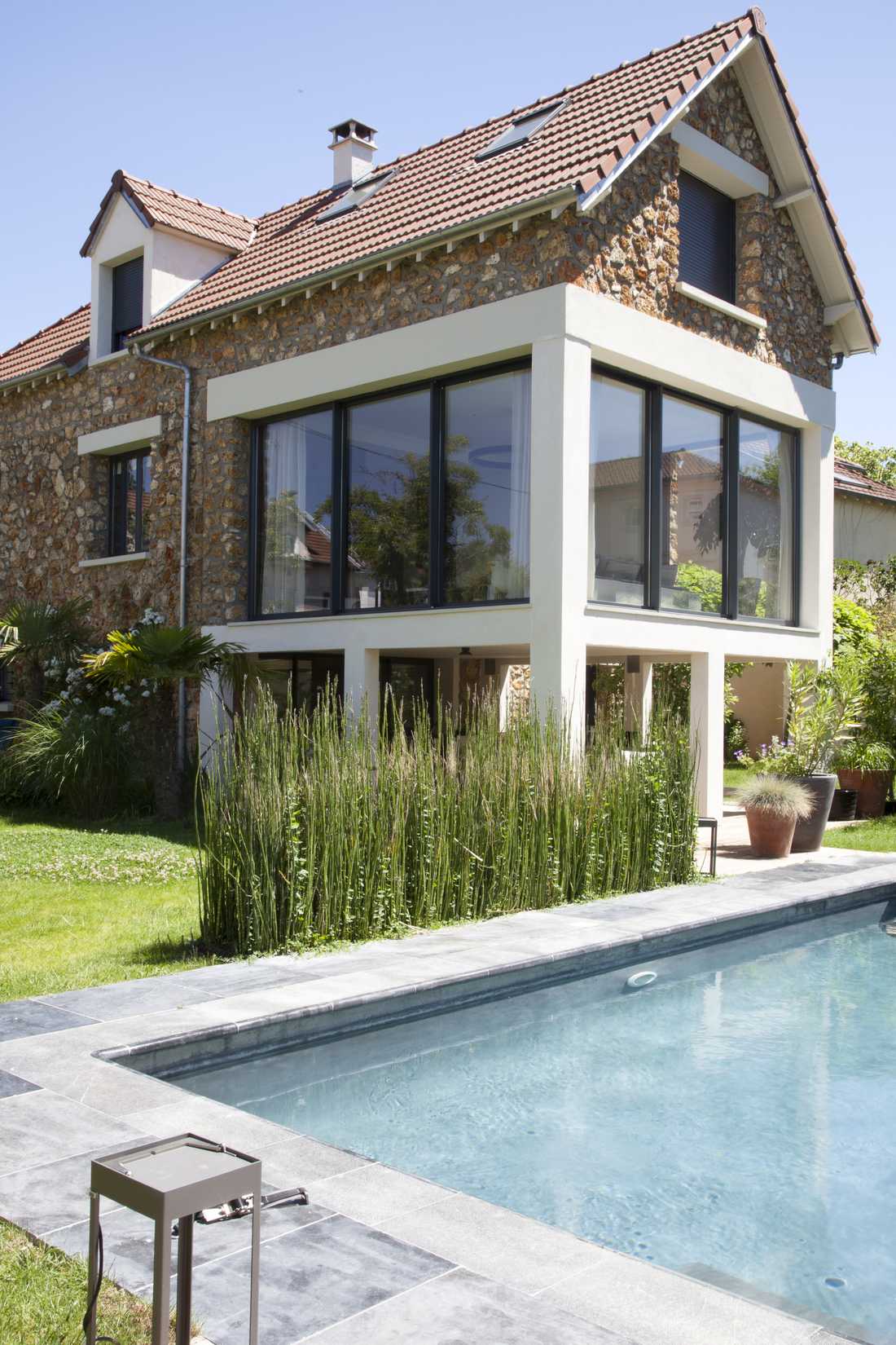 Extension et surélevation d'une maison de type meuliere à Paris