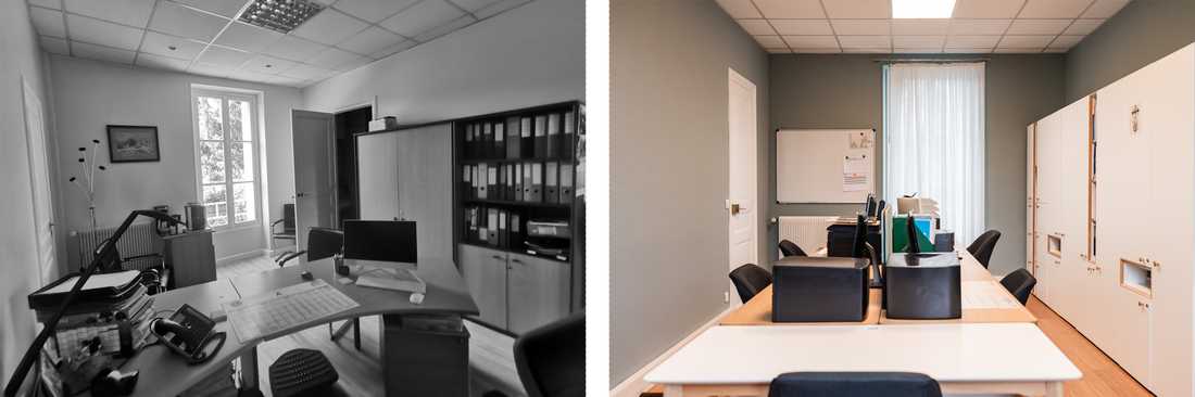 Un architecte d'intérieur accompagne une collectivité locale dans la rénovation de ses locaux