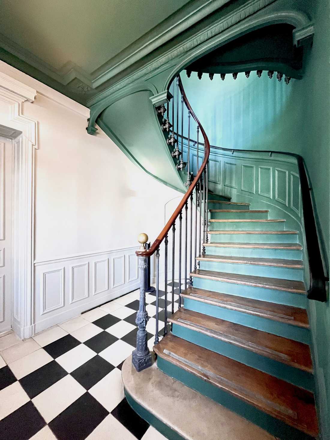 Escalier ancien rénové par un architecte d'intérieur