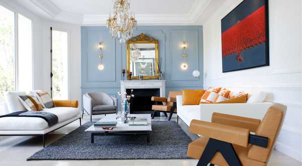 Interior makeover of an apartment by an interior designer in Paris