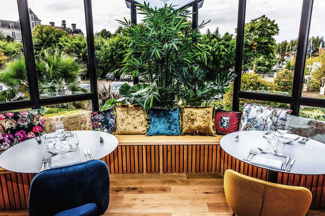 Aménagement intérieur du restaurant d'un hôtel