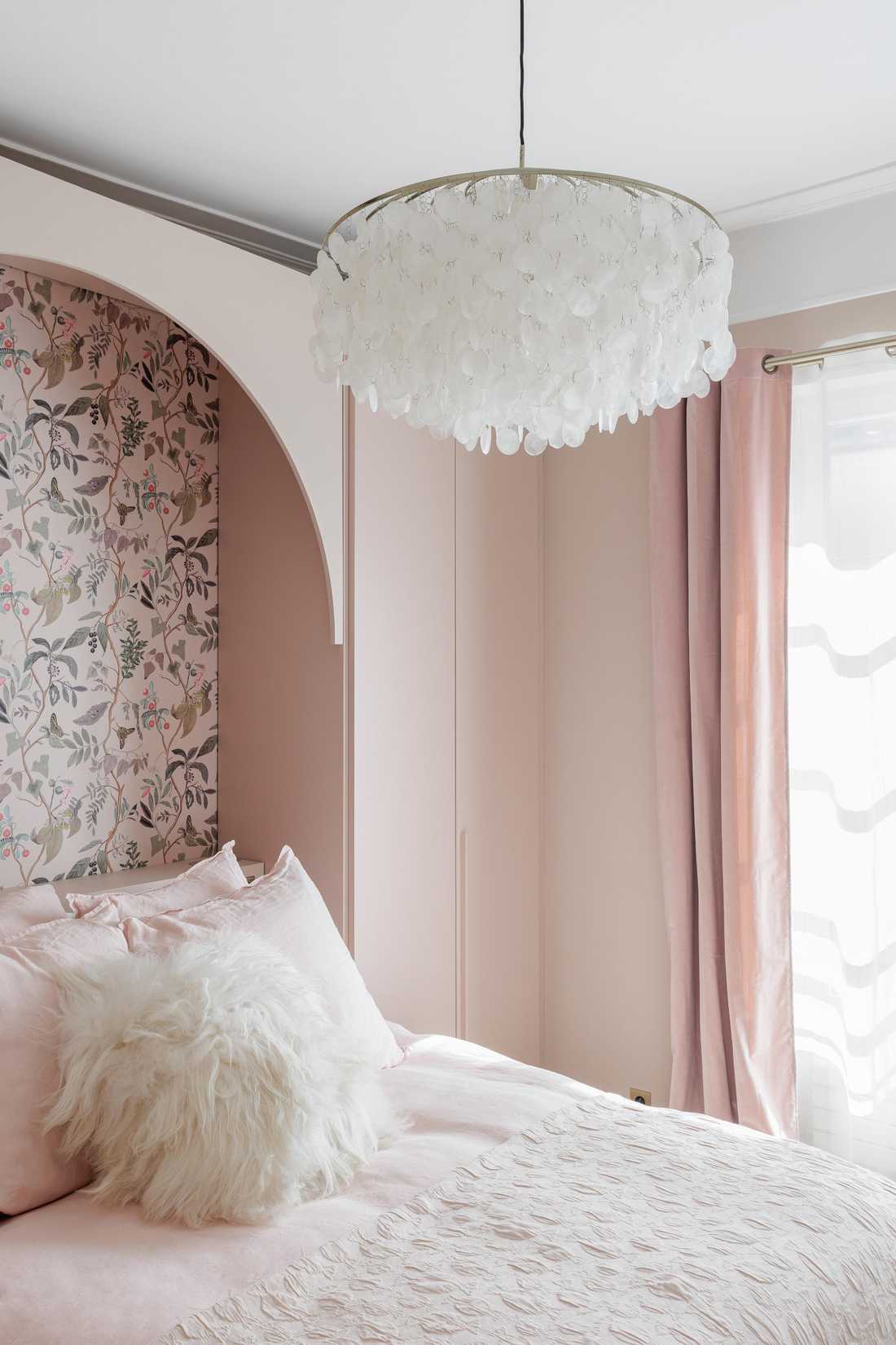 Détail de la chambre rose