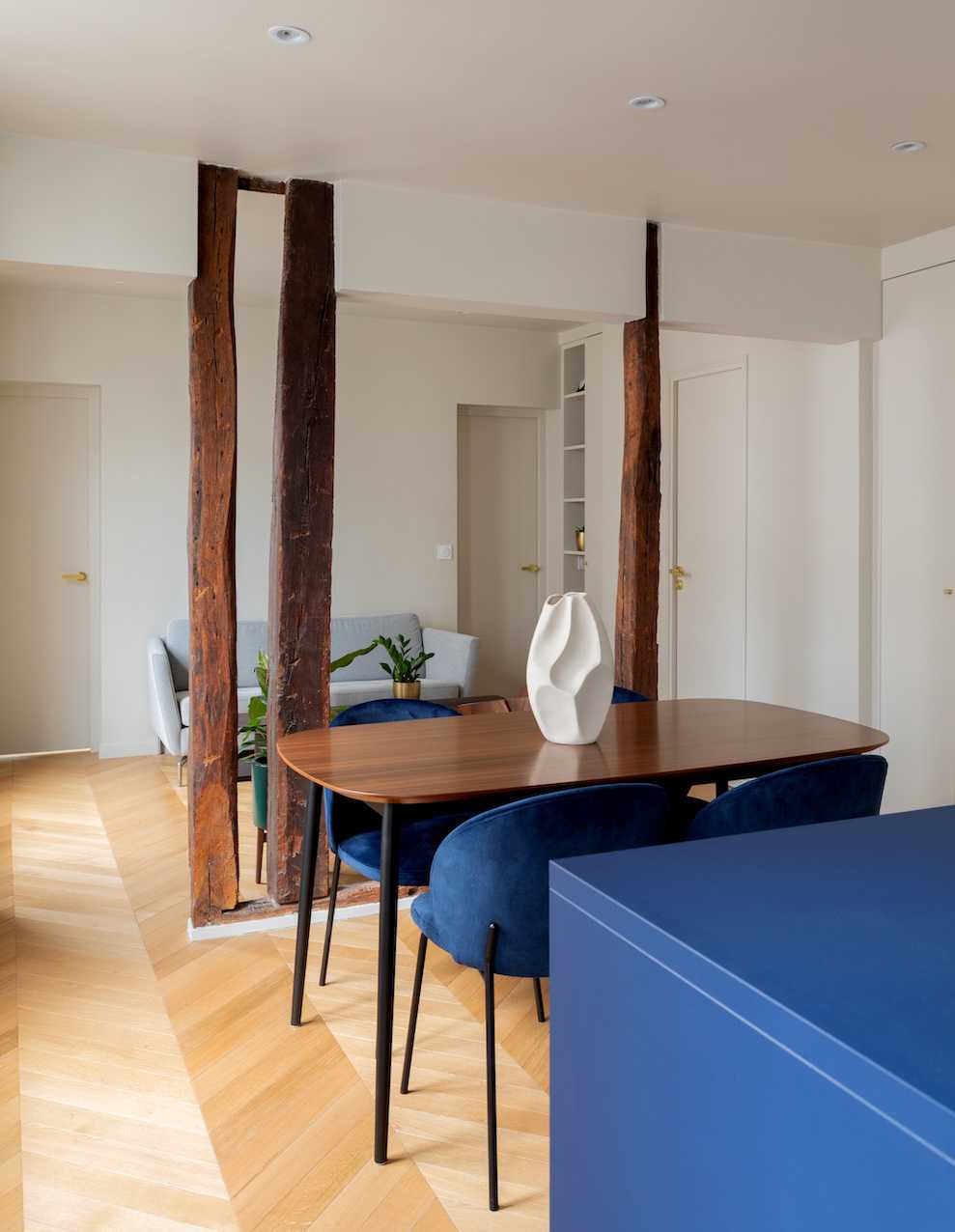 Rénovation d'un petit appartement parisien par un architecte d'intérieur
