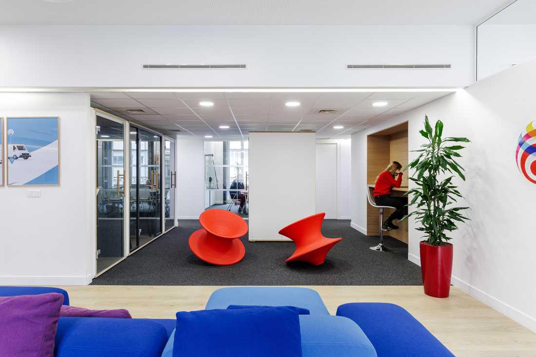 Espace commun d'une start-up