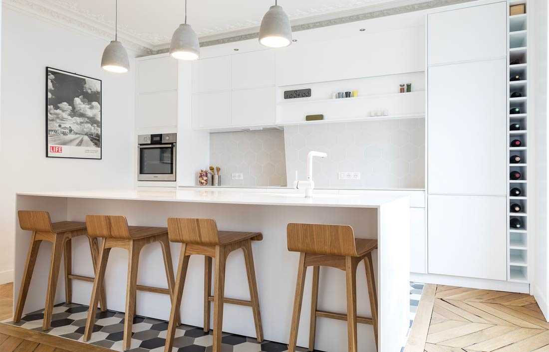 Ténoigngage du client après une renovation de cuisine ouverte par un architecte d'intérieur à Paris
