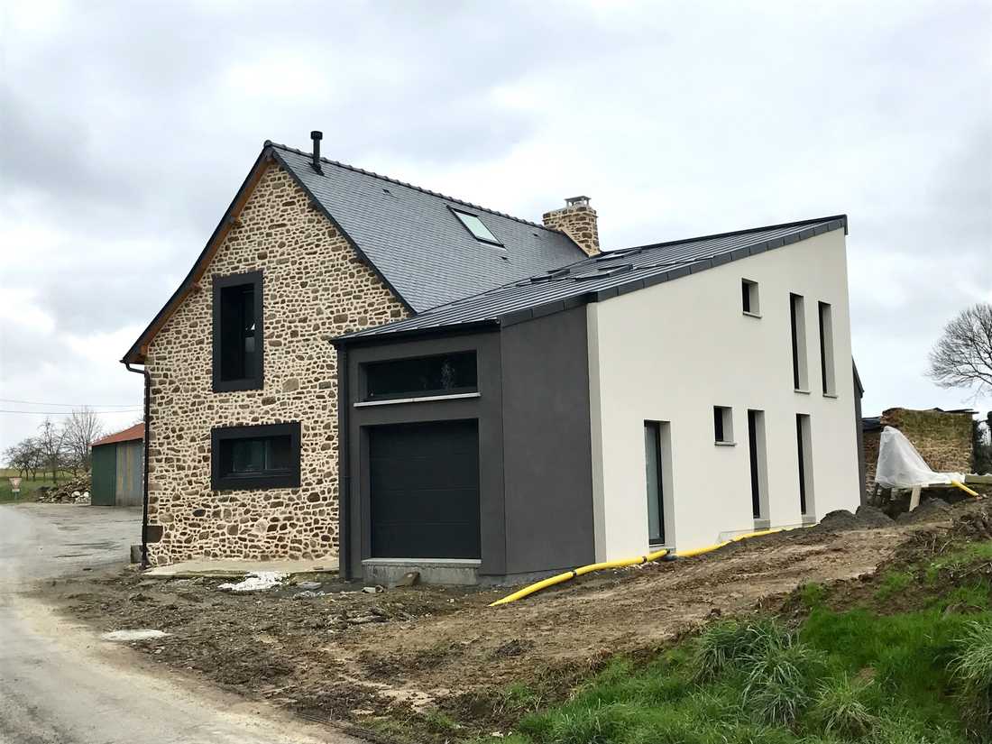 Extension réalisée par un architecte DPLG