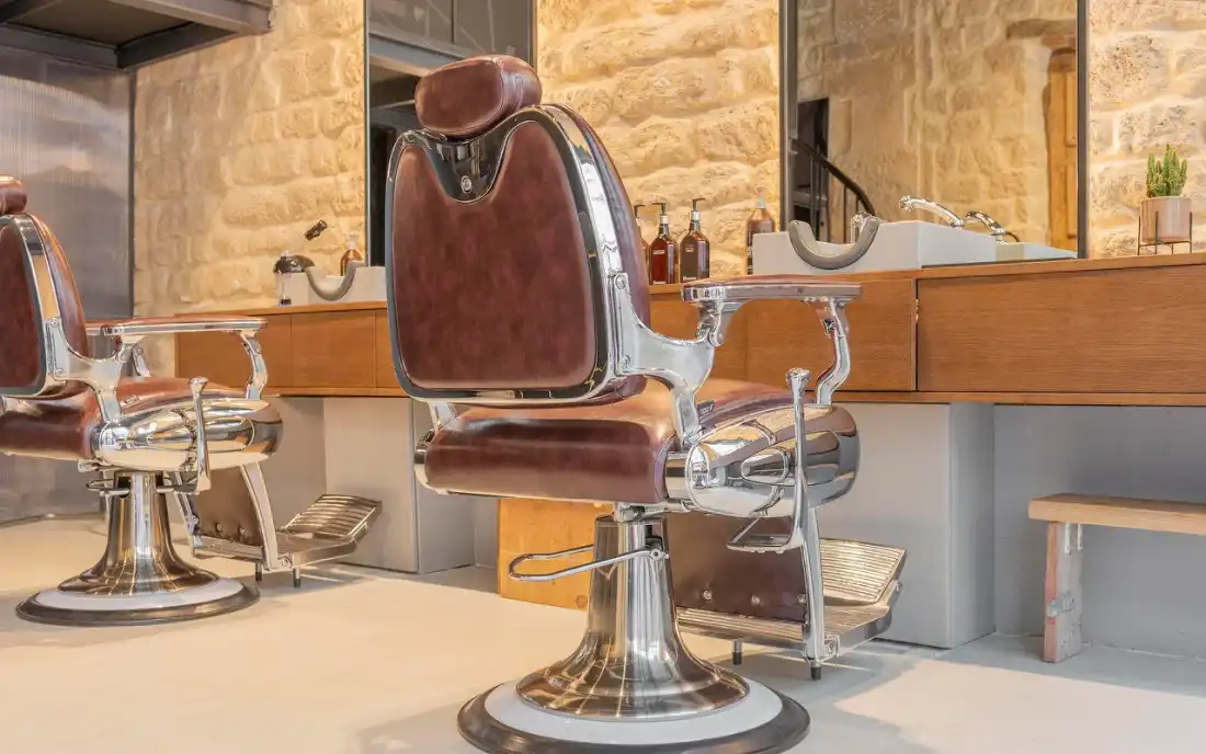 Rénovation d'un salon de coiffure - barbier à Paris