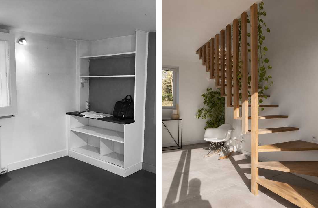 Aménagement d'un escalier par un architecte d'intérieur