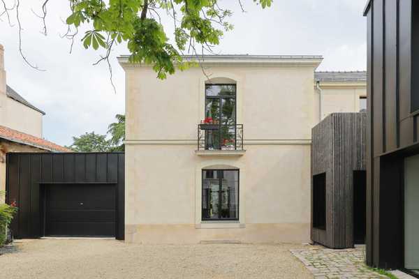 Extension of a town house made by an architect in Paris