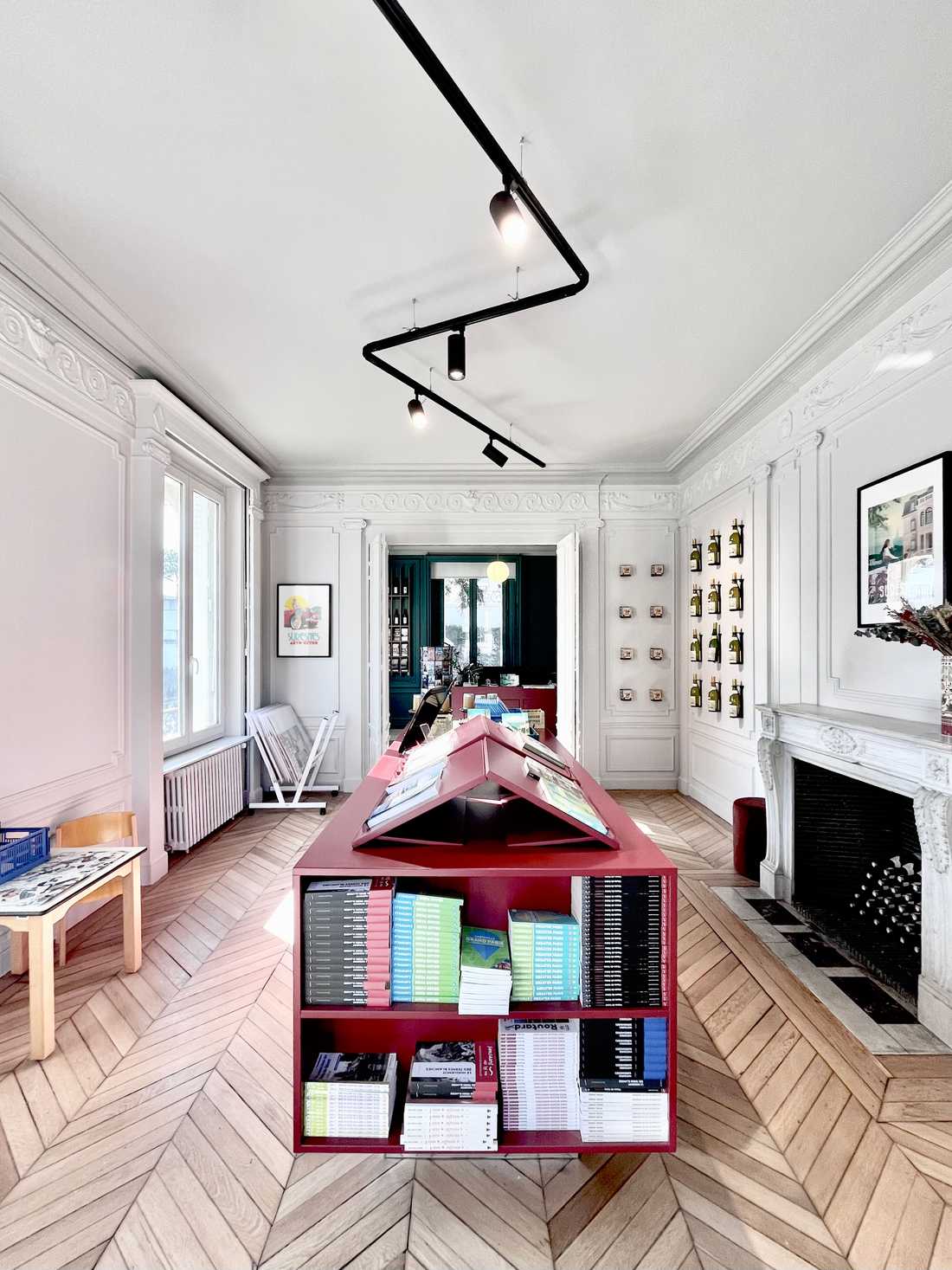 Aménagement de la boutique d'un musée par un architecte d'intérieur à Paris