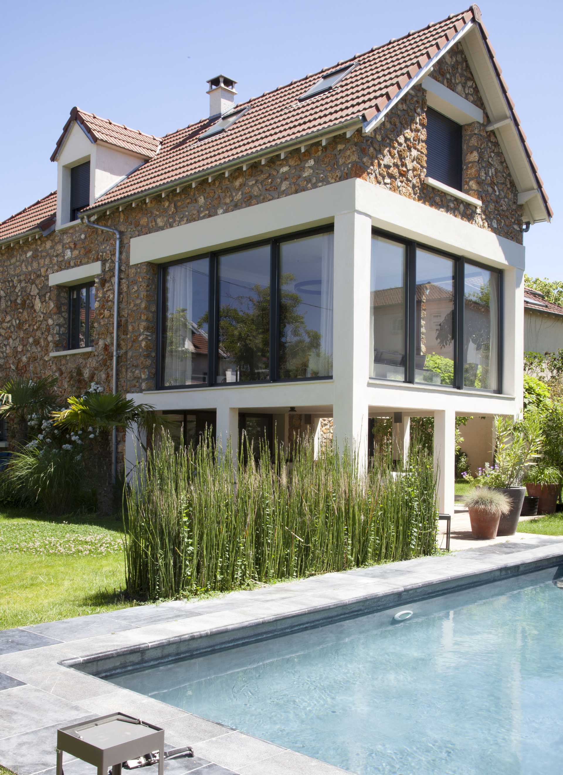 Extension d'une maison en Meulière réalisée par un architecte