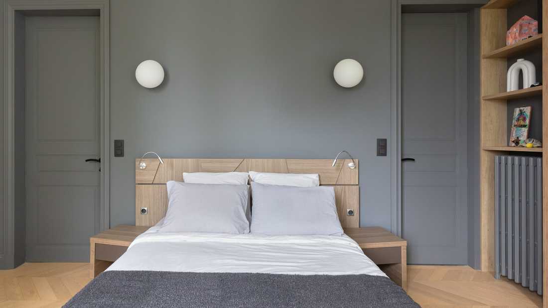 Chambre d'amis avec salle de bain privative