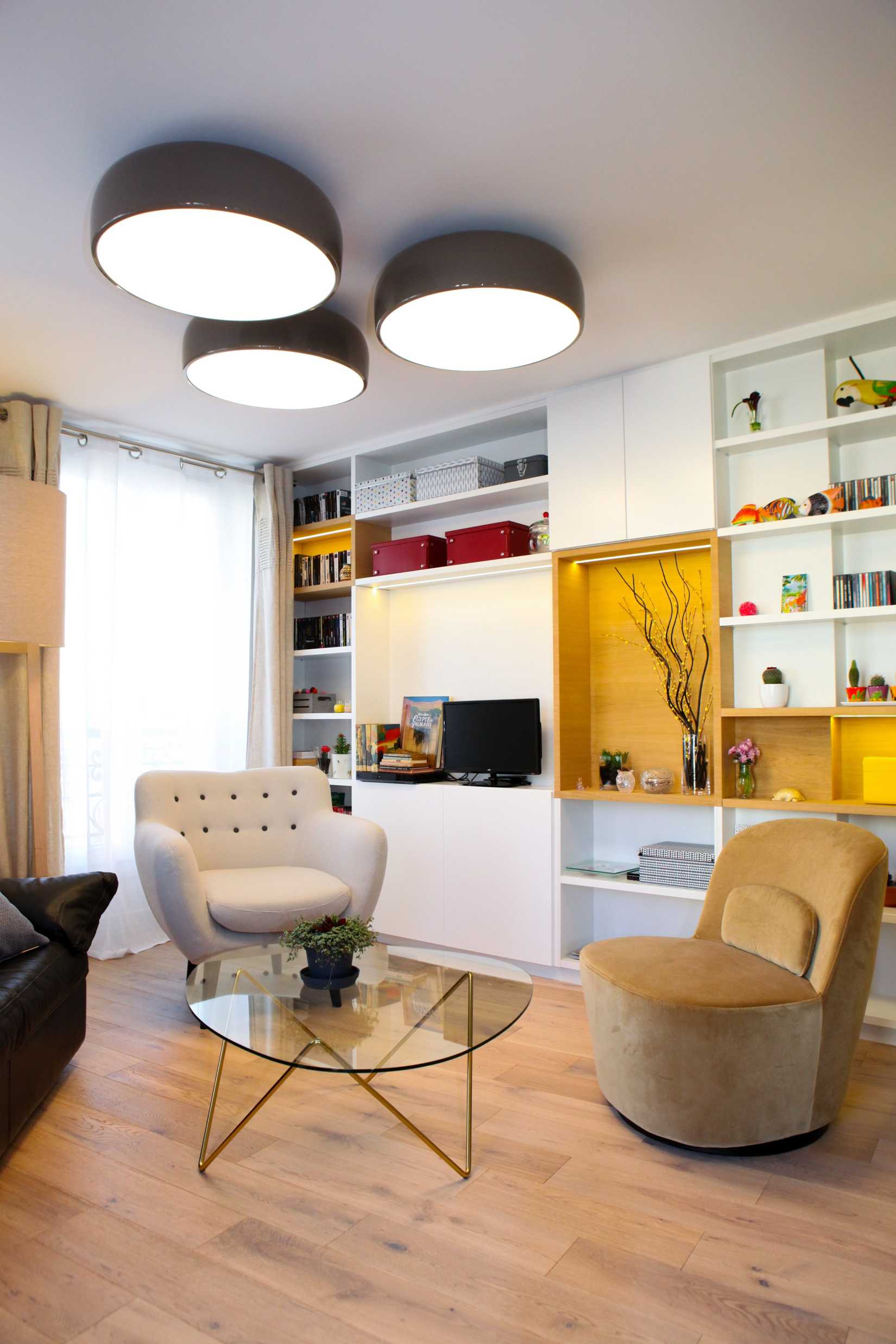 Interior design of a duplex apartment