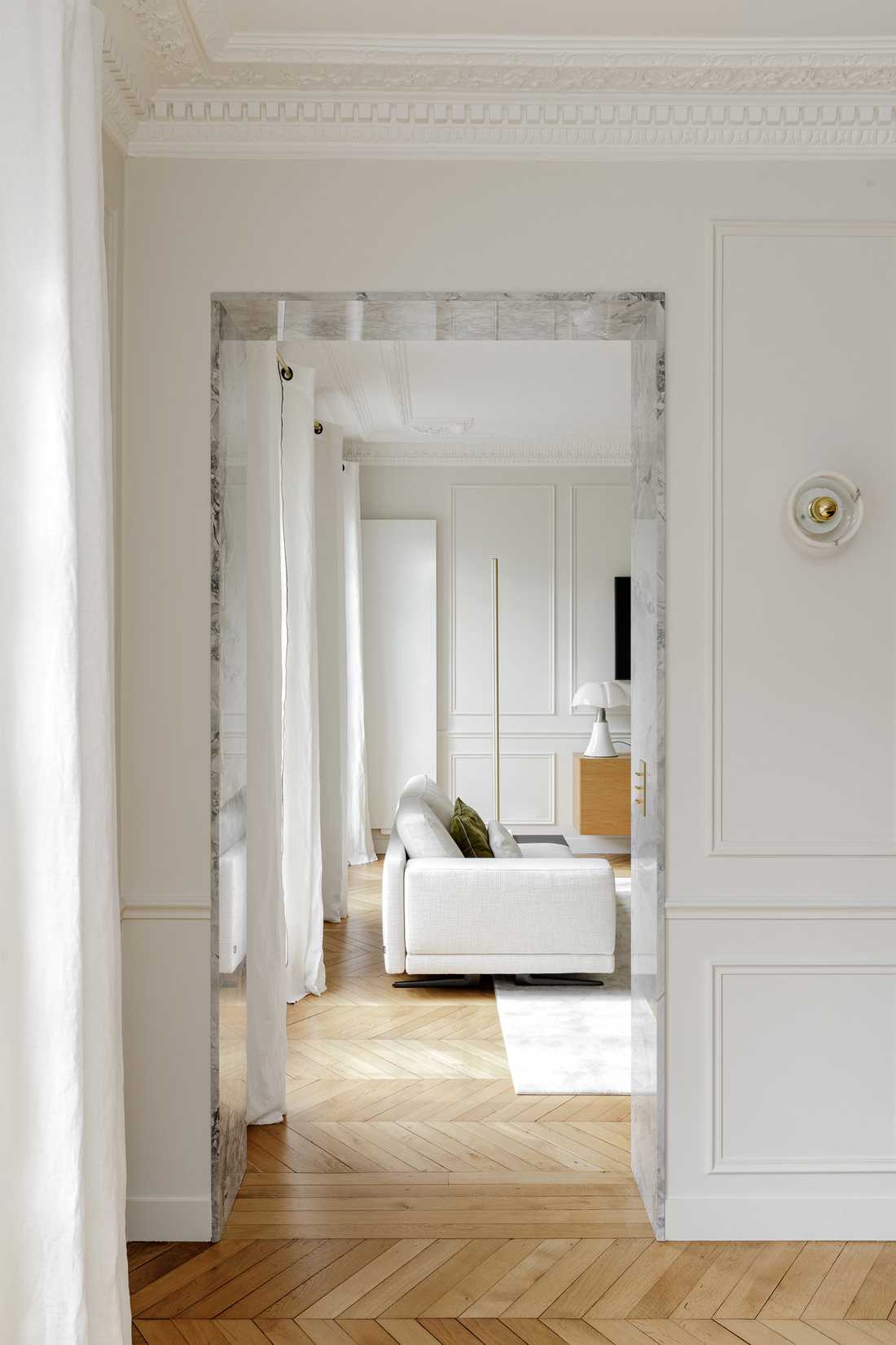 Vue de la cuisine vers le salon