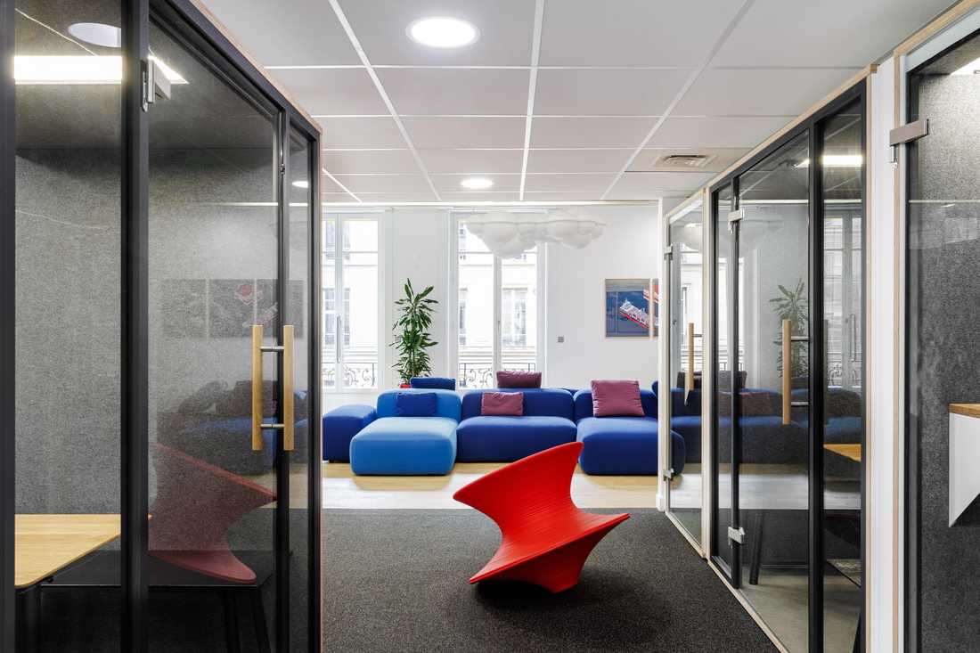 Office space design d'une start-up à Paris