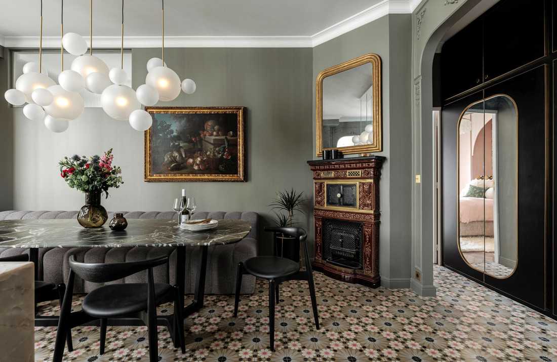 Appartement haussmannien entre classicisme et modernité par un architecte d'intérieur à Paris