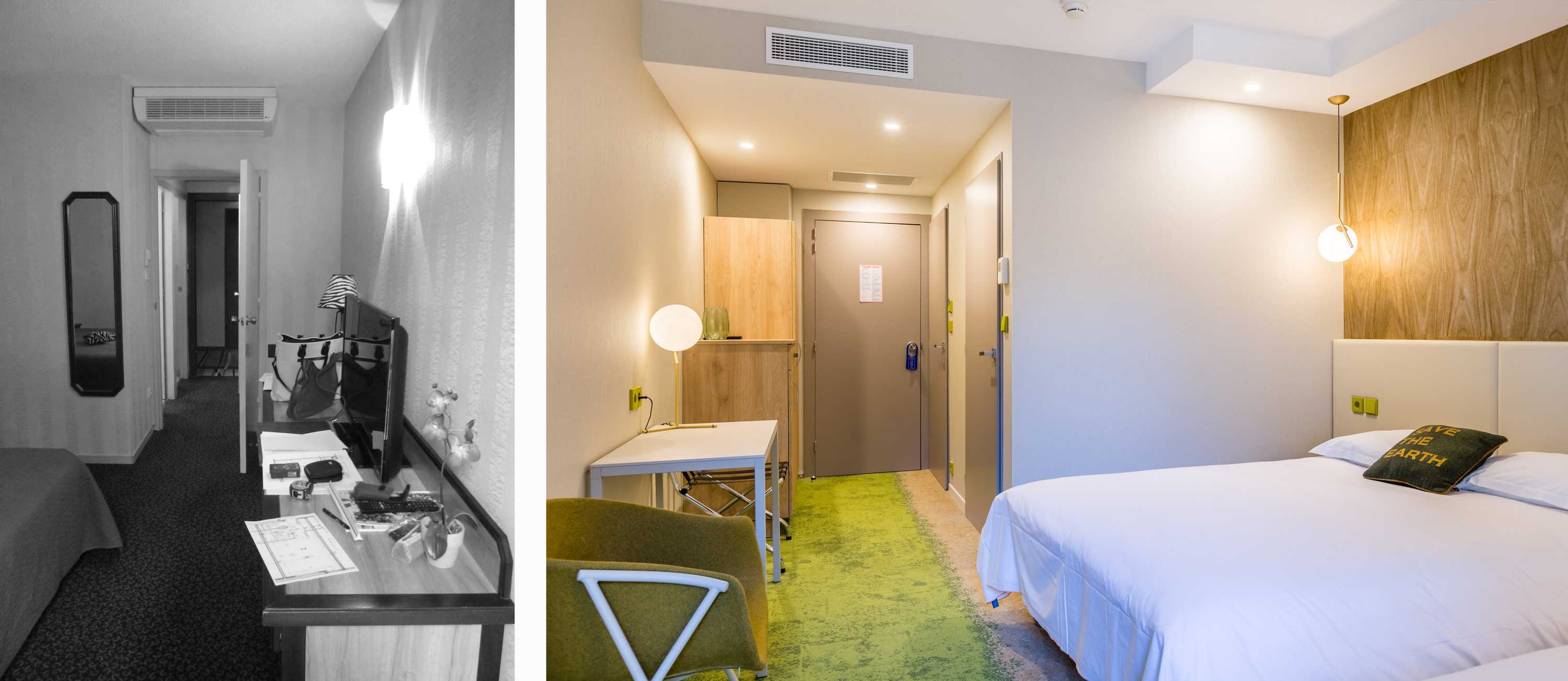 Avant-Après : Rénovation d'un hôtel 3 étoiles | Créateurs d'intérieur Paris