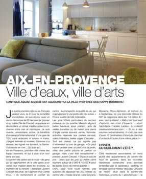 Rénovation d'un appartement à Aix-en-Provence dans Age Silver