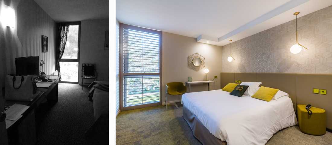 Rendre une chambre d'hôtel plus lumineuse par une rénovation orchestré par un architecte d'intérieur