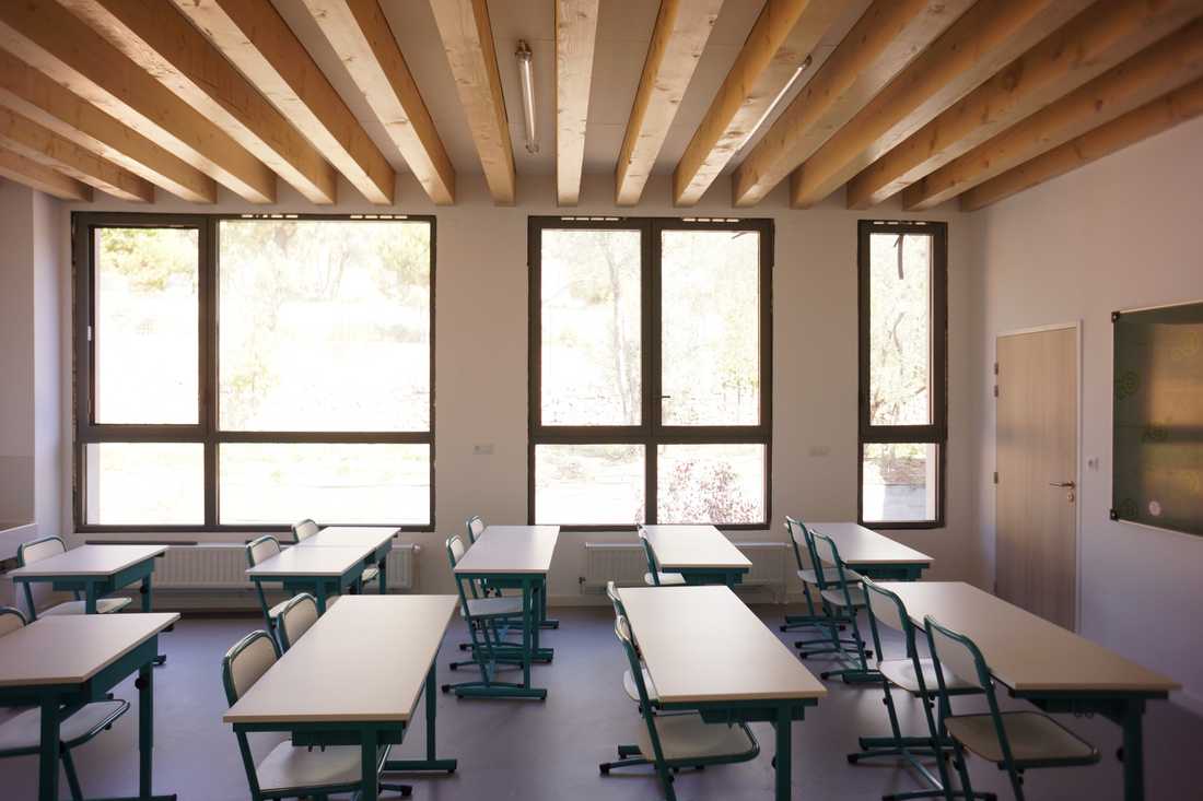 Salle de classe aménagée par un architecte à Paris