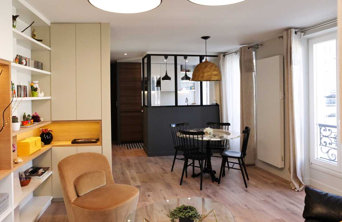 Modernisation d'un duplex 50m² par un architecte d'intérieur à Paris